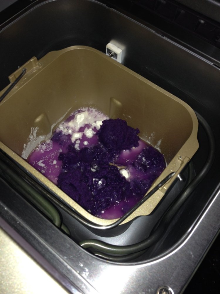 紫薯玫瑰花馒头步骤4