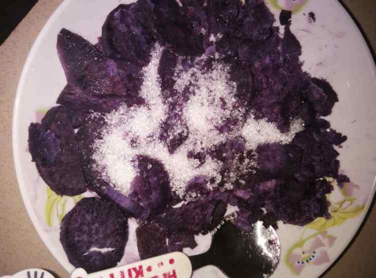 紫薯小熊馒头步骤1