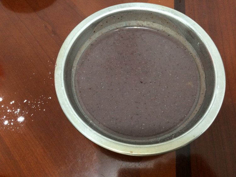 红豆黑米糊馒头步骤1