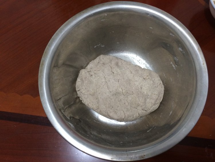 红豆黑米糊馒头步骤3