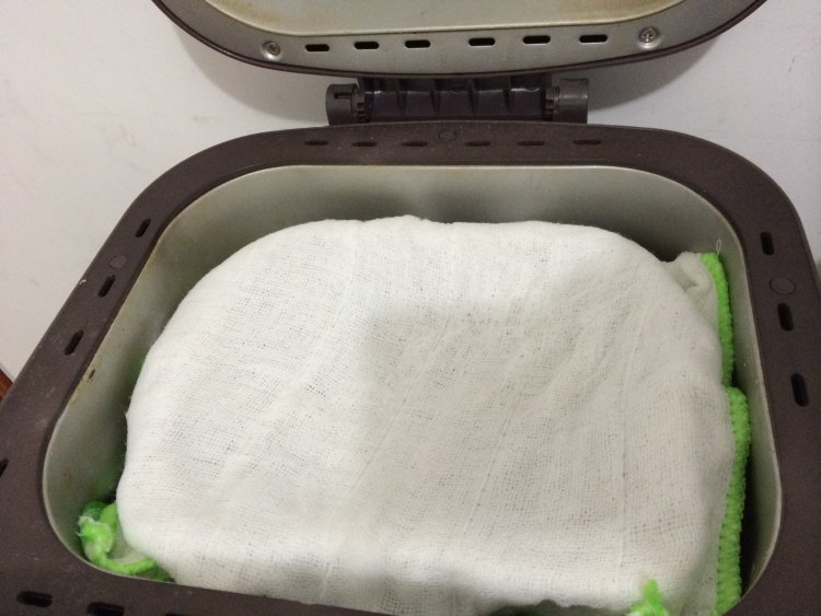 红豆黑米糊馒头步骤6