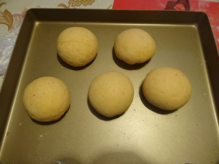 豆沙开花馒头步骤13