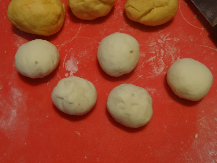 豆沙开花馒头步骤10