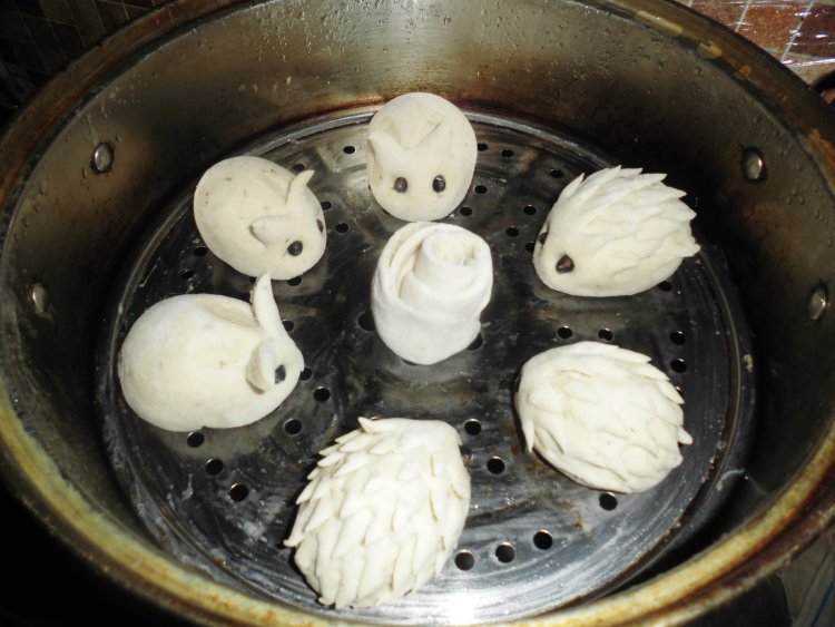 卡通馒头步骤20