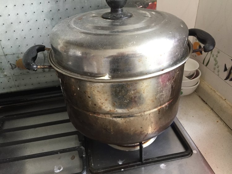 黑豆豆渣馒头步骤11