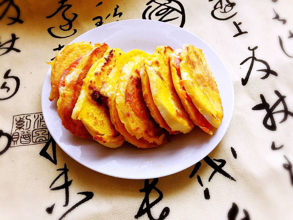 火腿肠煎馍片步骤8