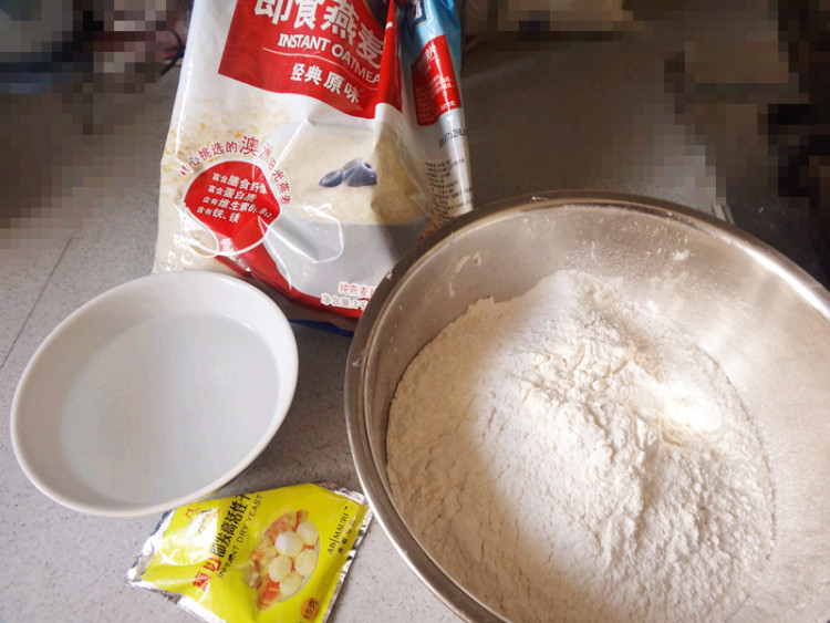 燕麦肠卷步骤1