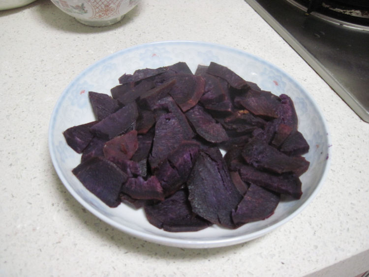 紫薯南瓜蝴蝶卷步骤1