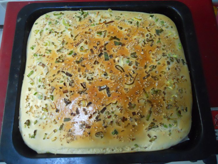 葱香芝麻烤饼步骤9