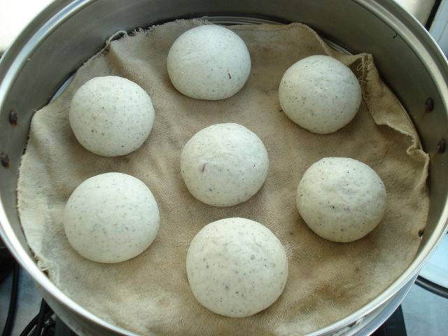 黑芝麻粥馒头步骤6