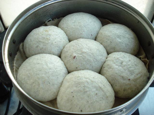黑芝麻粥馒头步骤8