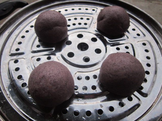 黑米馒头步骤7