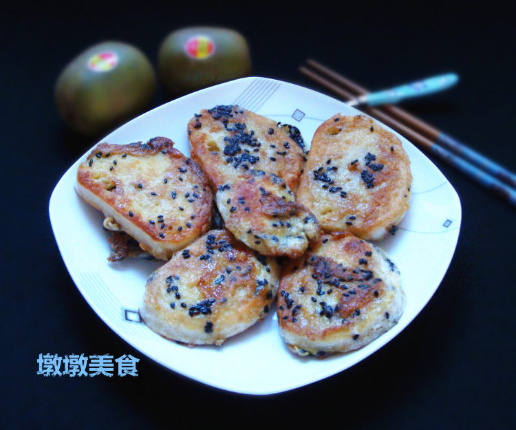 蛋煎芝麻馒头片步骤12