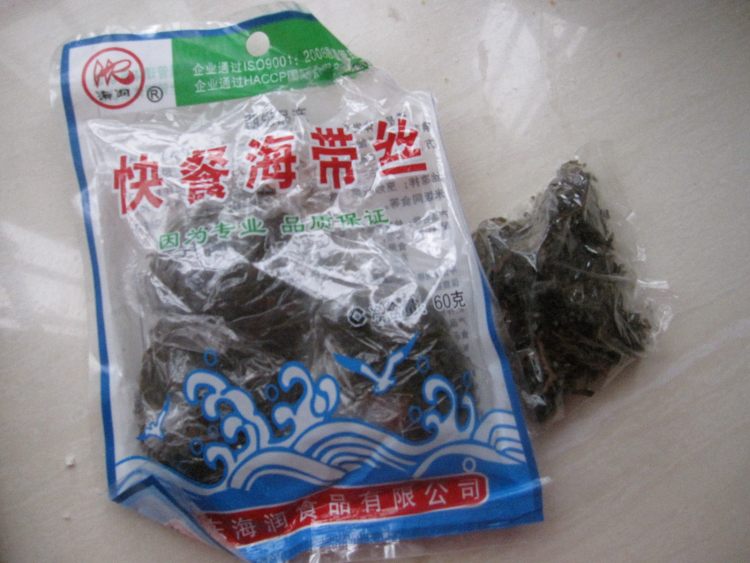 冷馒茄子海带丝煎饼步骤2