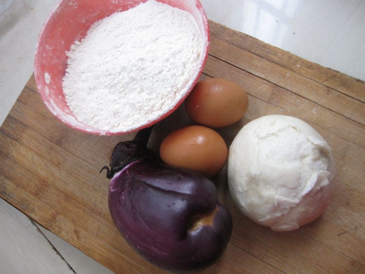 冷馒茄子海带丝煎饼步骤1