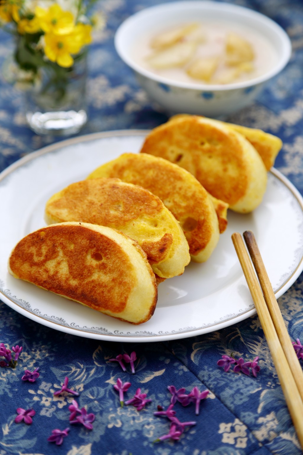 煎鸡蛋馍片步骤6