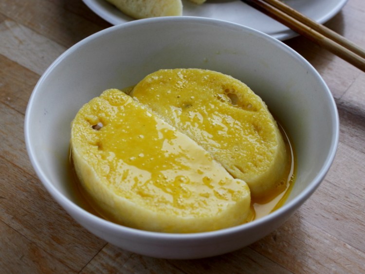 煎鸡蛋馍片步骤4
