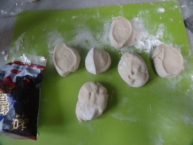 荞麦豆沙馒头步骤5