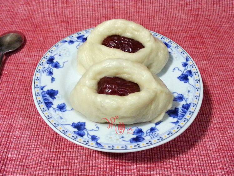 开口笑红枣馒头步骤7