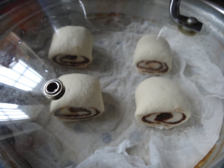 豆沙卷馒头步骤9
