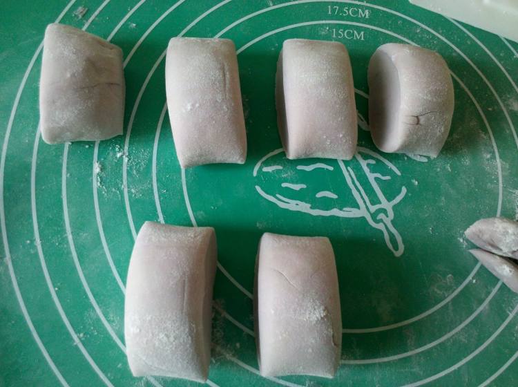 紫薯刀切馒头步骤5
