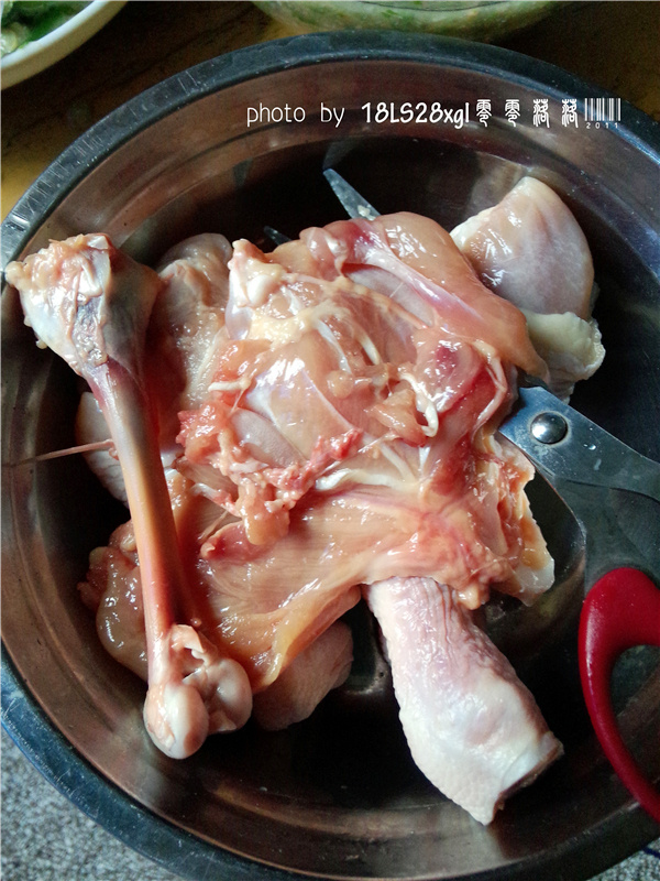 馒头炒鸡肉步骤3