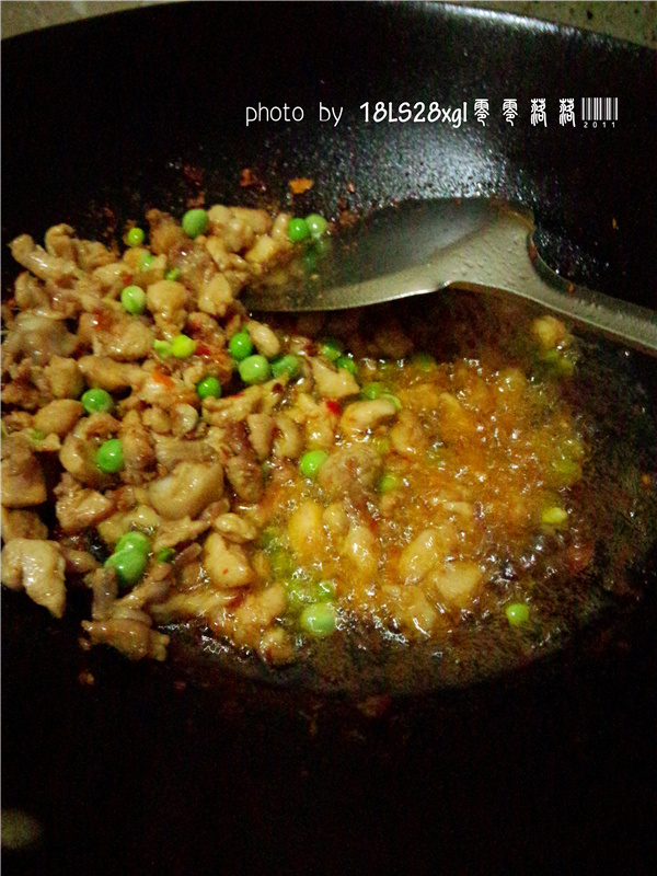 馒头炒鸡肉步骤9