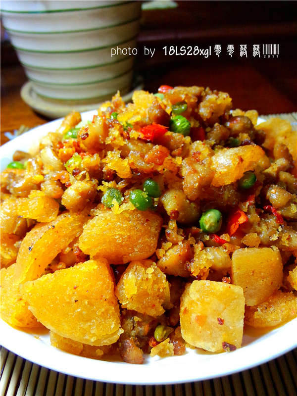 馒头炒鸡肉步骤15