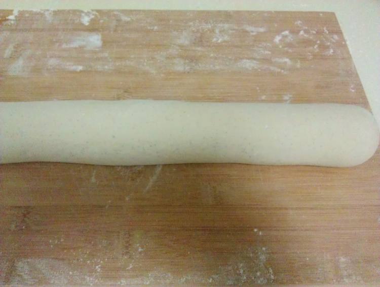 刀切黑豆豆渣馒头步骤6