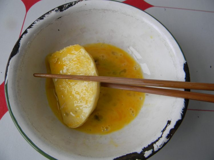蛋煎沙拉馒头步骤6