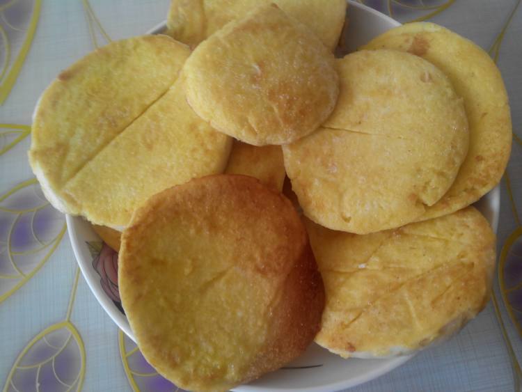 鸡蛋馒头饼步骤8