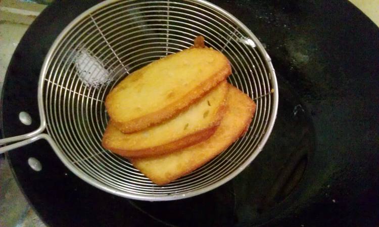 炸馍片步骤5