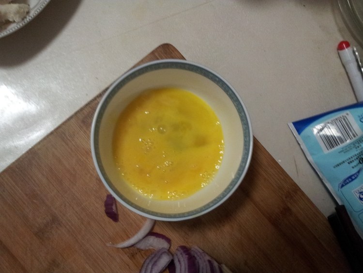洋葱鸡蛋炒馍片步骤5