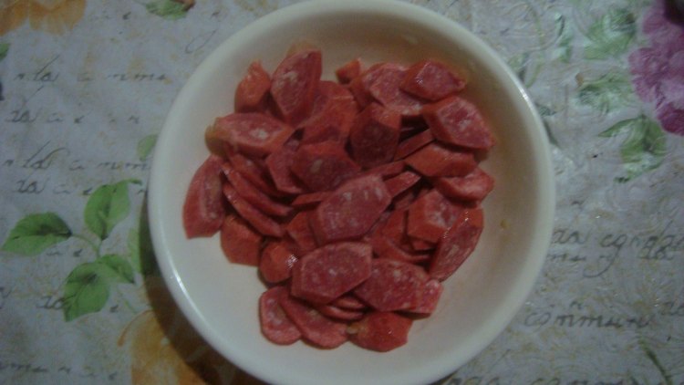 烤肠蔬菜炒馒头步骤5