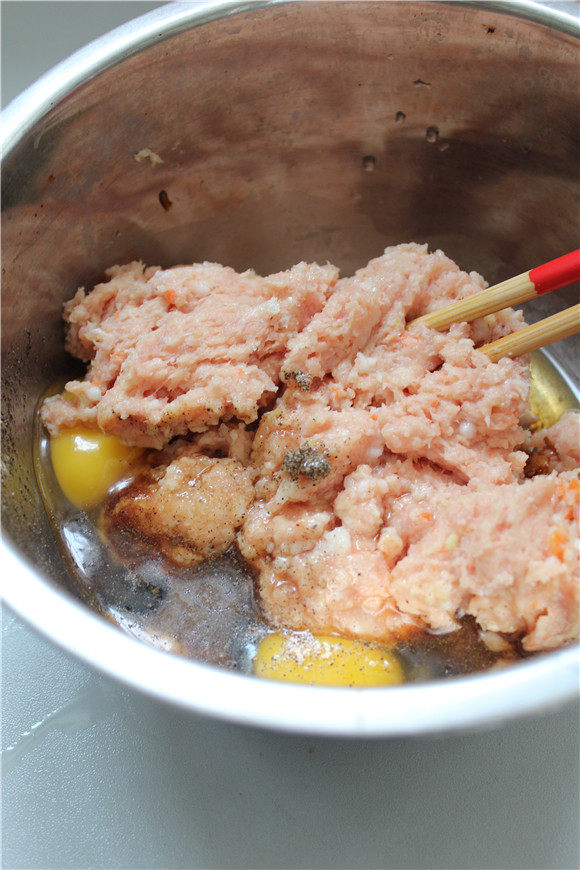 胡萝卜肉丸子步骤8