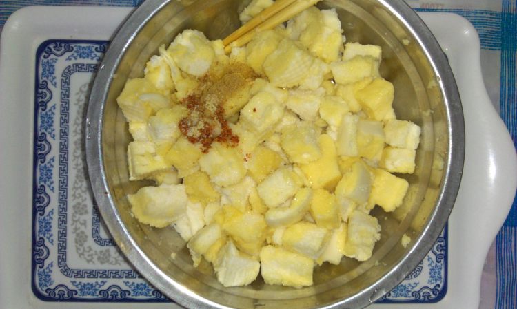 鸡蛋炒馍步骤4