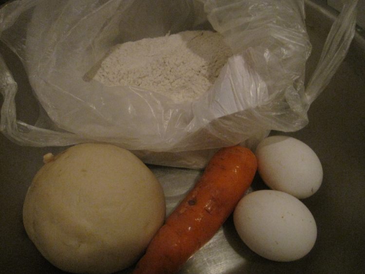 荞麦馒头鸡蛋饼步骤1