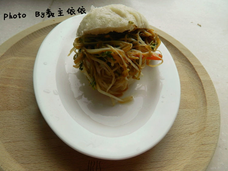 自制菜夹馍步骤8