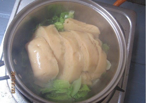 鱼汤煮馒头步骤7