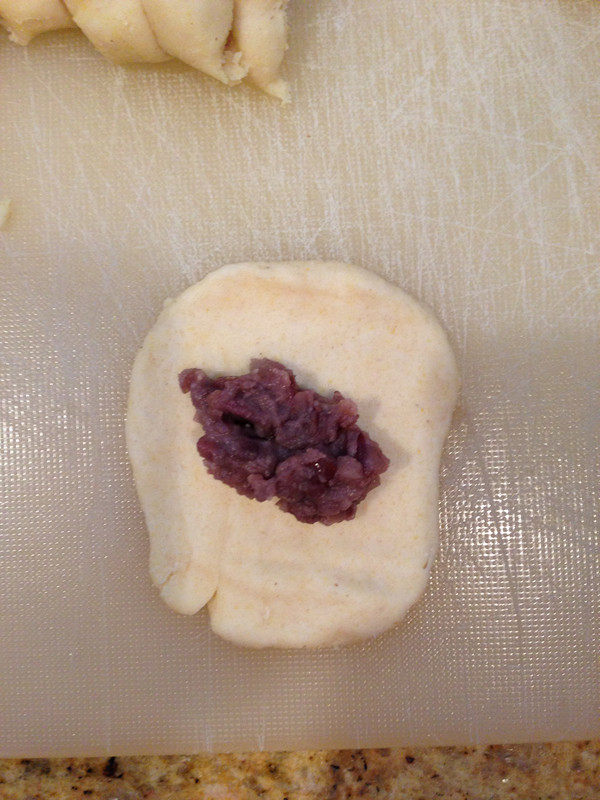 香脆豆沙馒头步骤7