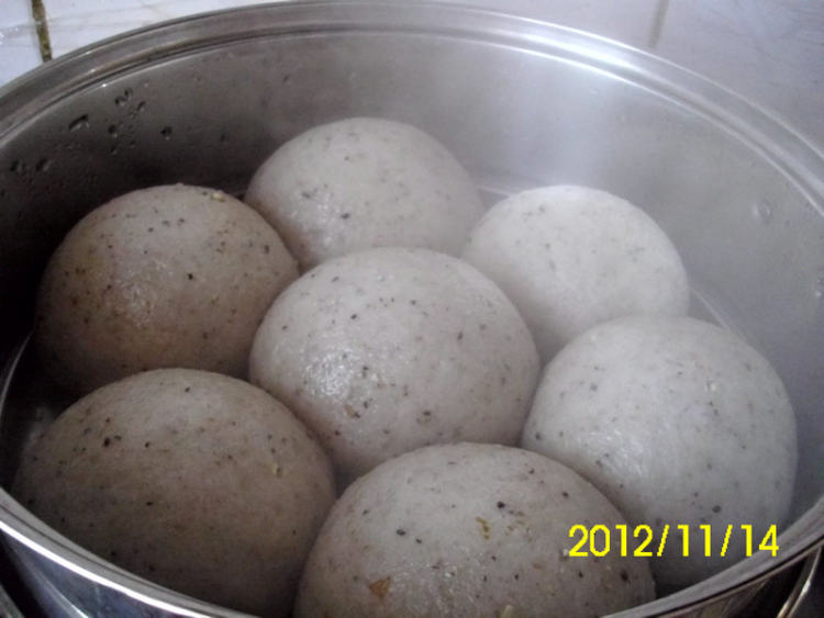 花生豆渣馒头步骤6