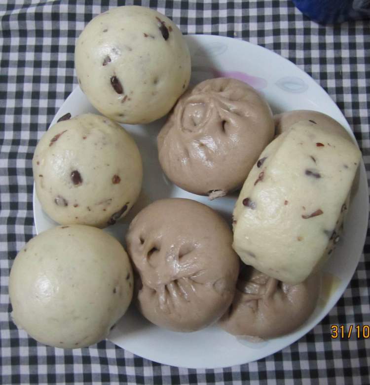 赤小豆馒头步骤7