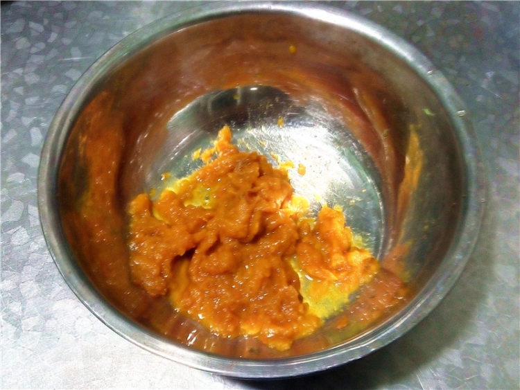 绿豆沙馅南瓜包步骤1