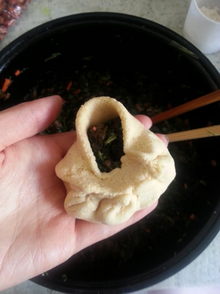 玉米面杂粮包步骤14