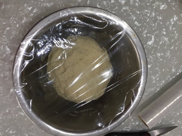 梅干菜包子。步骤4