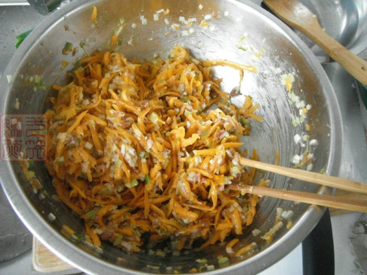 南瓜肉包子步骤9
