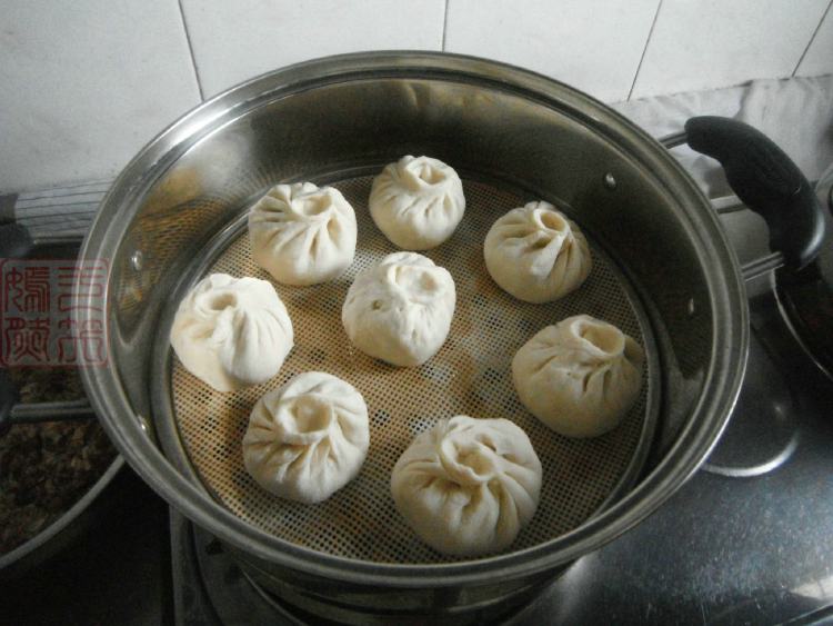 南瓜肉包子步骤14