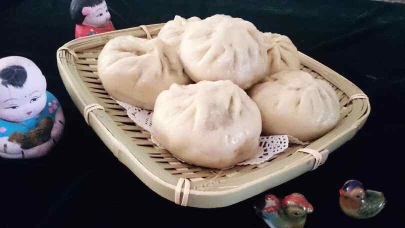 长豆角猪肉大蒸包步骤14