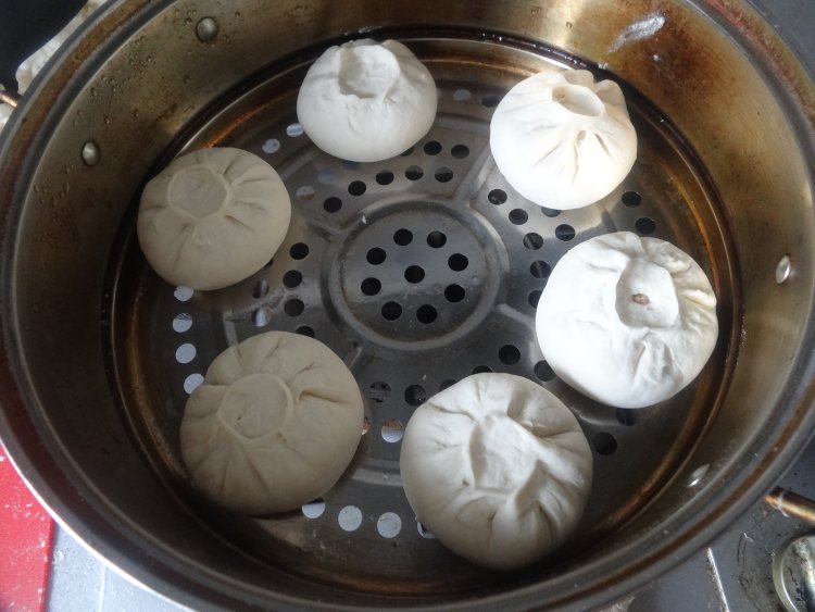 大白菜肉包步骤12