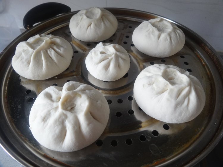 大白菜肉包步骤13